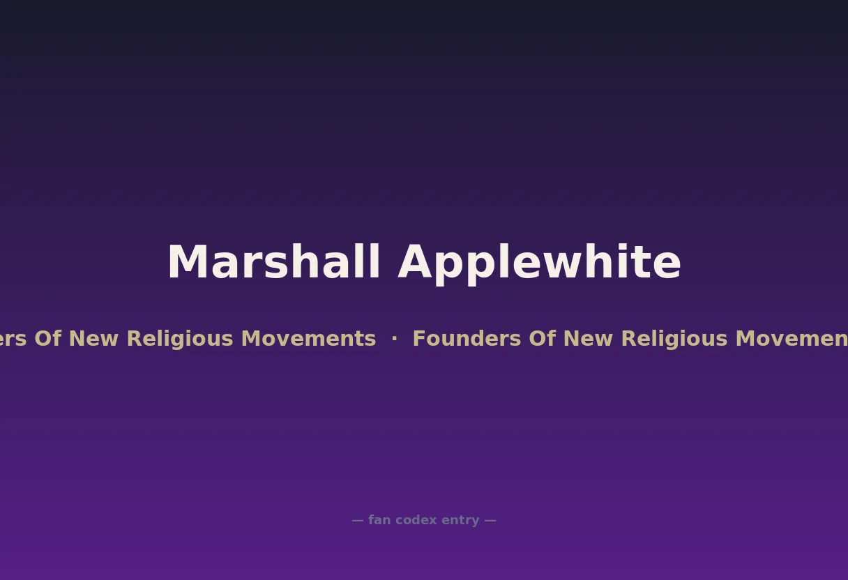 Marshall Applewhite